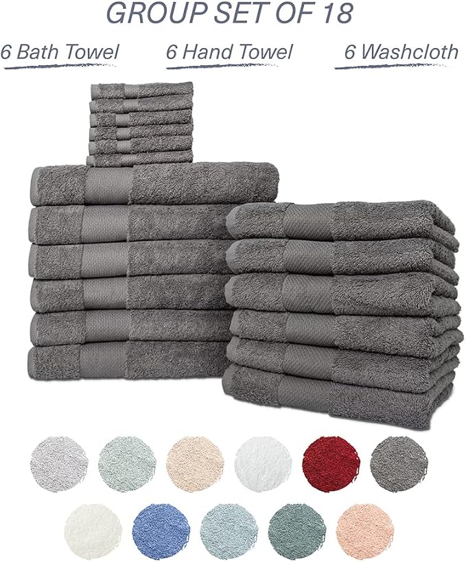 Hencely 18-Piece Bath Towel Set - Image 4