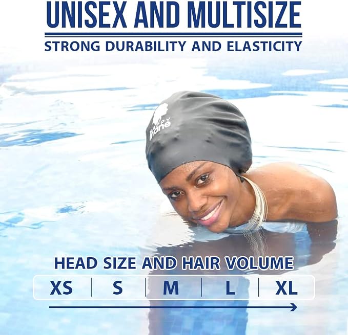 Silicon Swim Cap for Braids and Dreadlock - Image 7