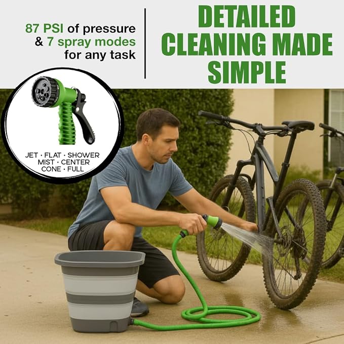 Rinse Kit & Portable Shower | Battery Powered - Image 3