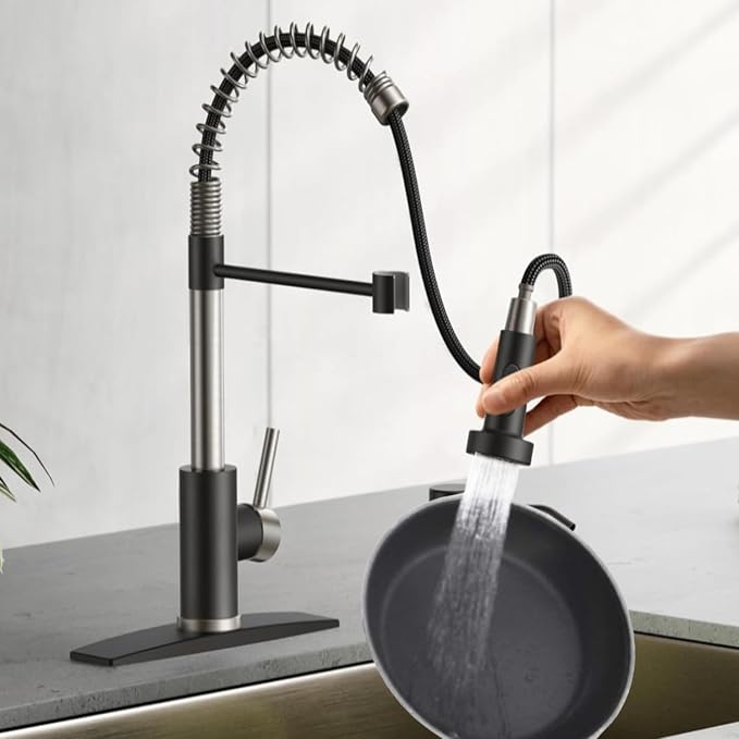 Smart Touch On Kitchen Faucet, 3 Modes Pull Down Sprayer, Sensor Activated - Image 5