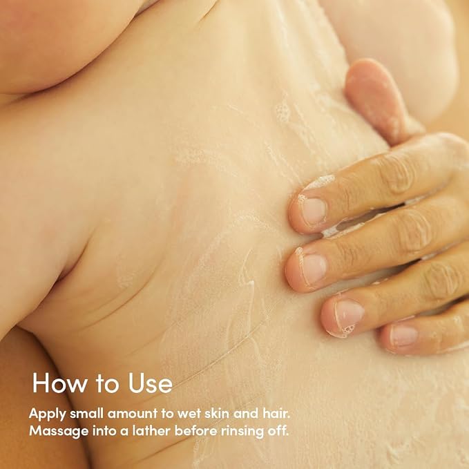 Evereden Tri-Water 2-in-1 Cooling Baby Shampoo and Body Wash: Gentle Cleansing - Image 4