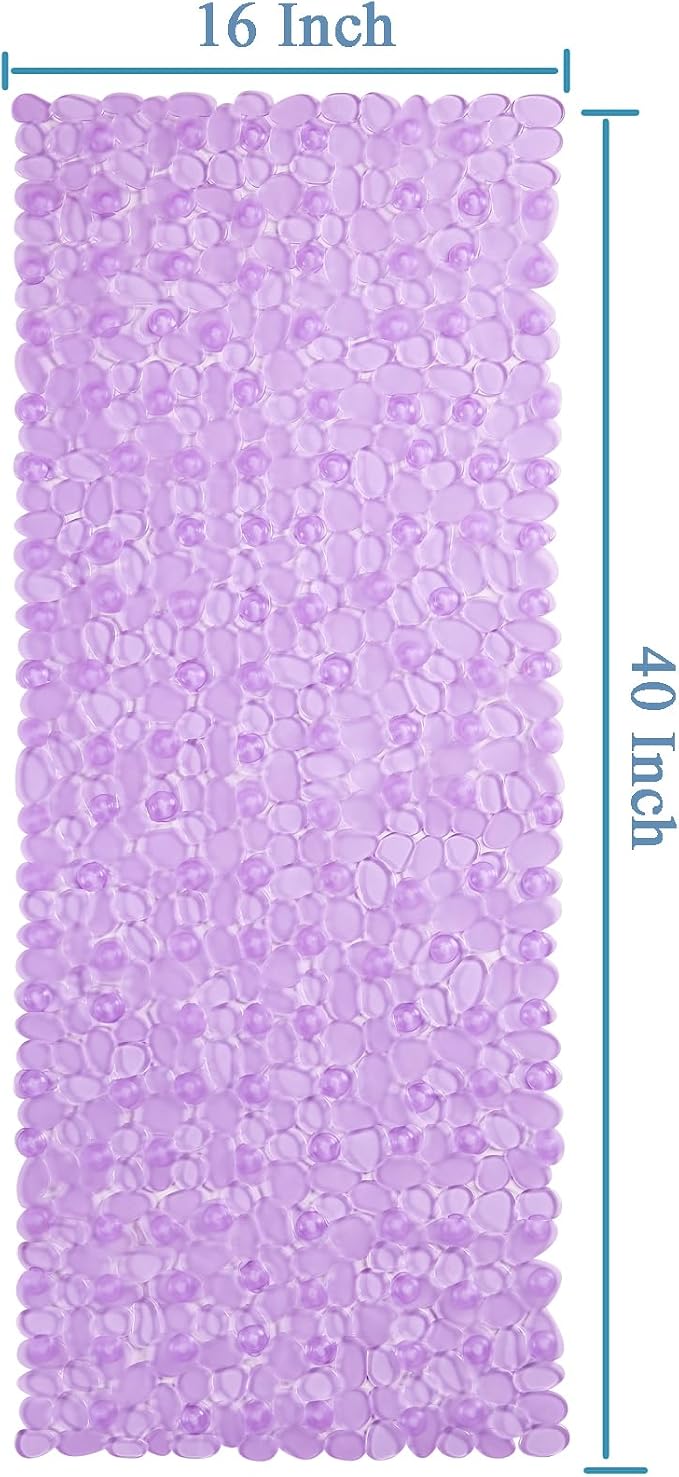 Bath Shower Mat Non Slip: Extra Large Pebble Bathtub mat - Image 2