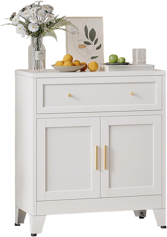 Metal Sideboard Cabinet, Buffet Storage Cabinet, Coffee Bar - Image 7