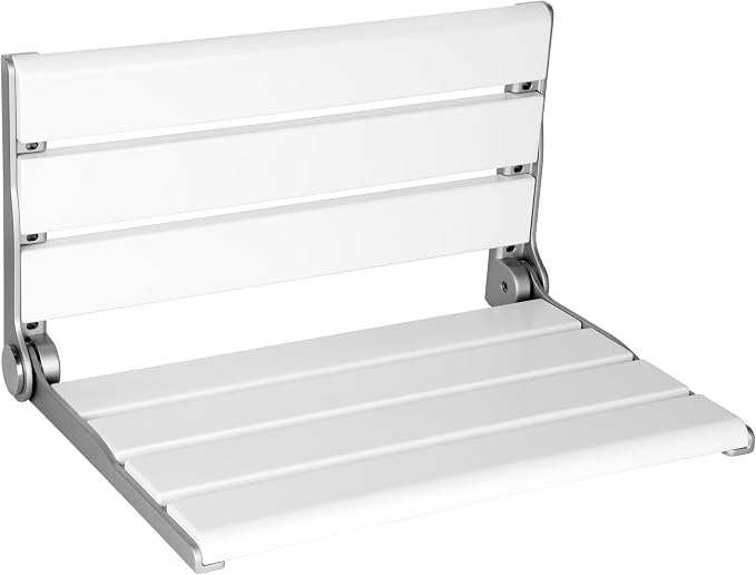 18" Wall Mounted Shower Seat, Shower Bench Wall Mount by Sammery
