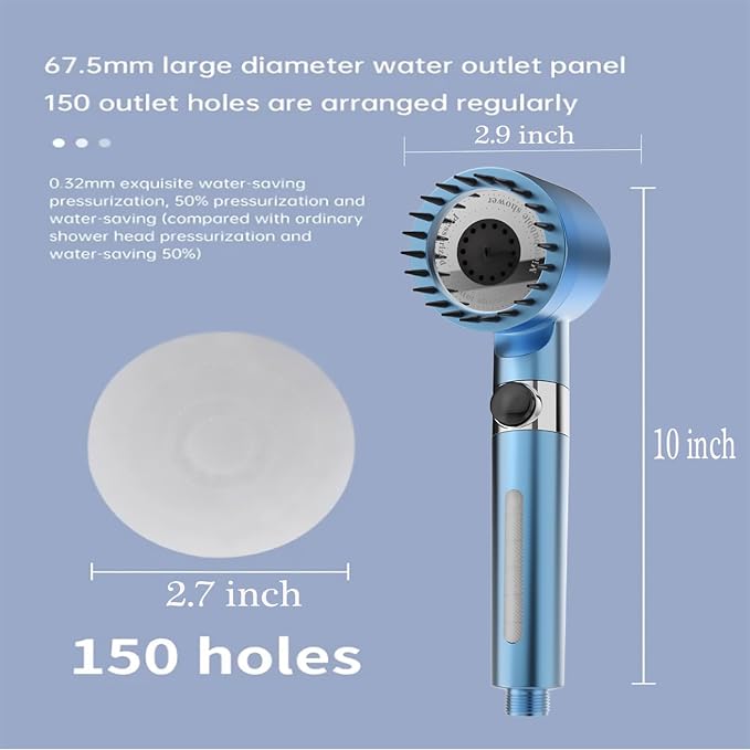Shower Head with Handheld, Filtered Shower Heads High Pressure, High Flow Even - Image 8