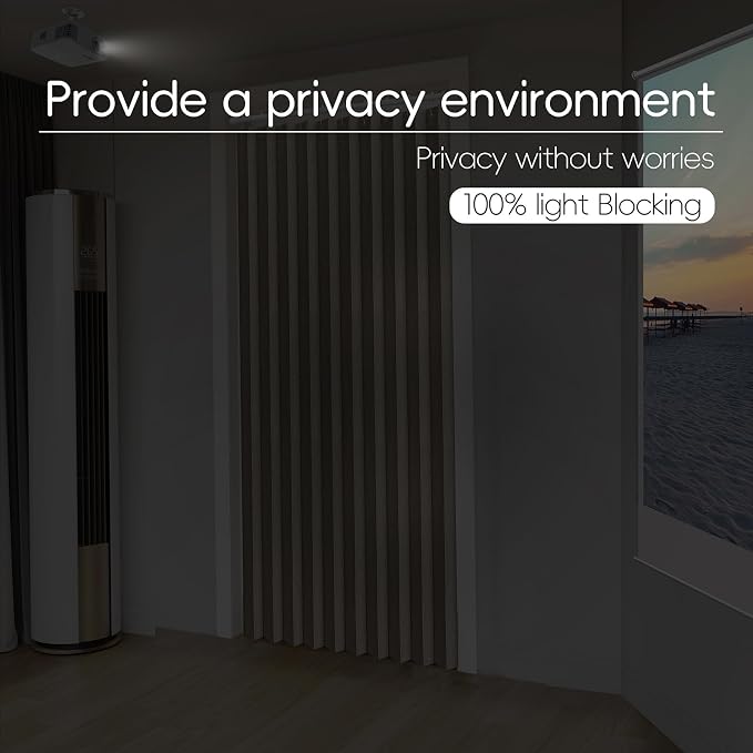 100% Blackout Fabric Folding Door Curtain - Image 4