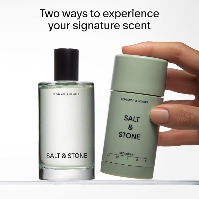 Salt & Stone Signature Scent Duo Set | 48 Hour Aluminum-Free Deodorant & - Image 2