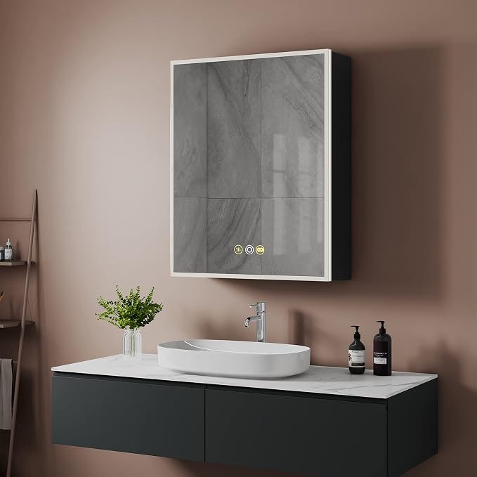 Black Medicine Cabinets for Bathroom by tunuo