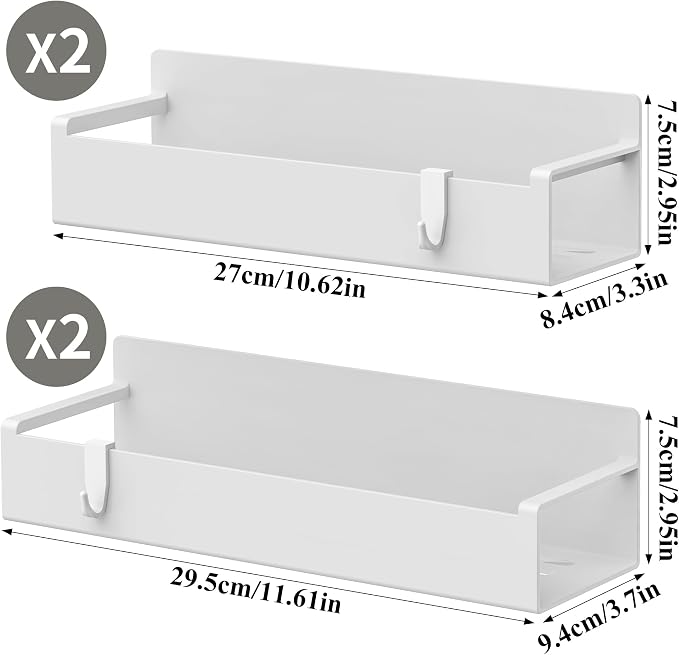 4 Pack Magnetic Spice Rack Organizer - Image 8
