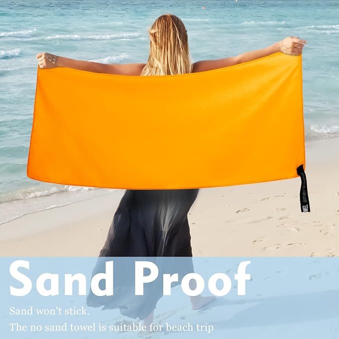 Microfiber Travel Towel, Soft Lightweight Quick Dry Towel, Super Absorbent - Image 7