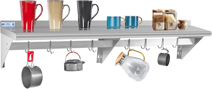 Hally Stainless Steel Shelf by HallySinksTablesH