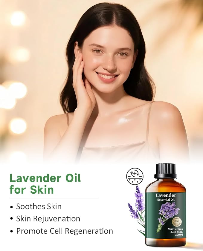 Pure Lavender Essential Oil, Mumianhua Natural Lavender Oil - Image 3