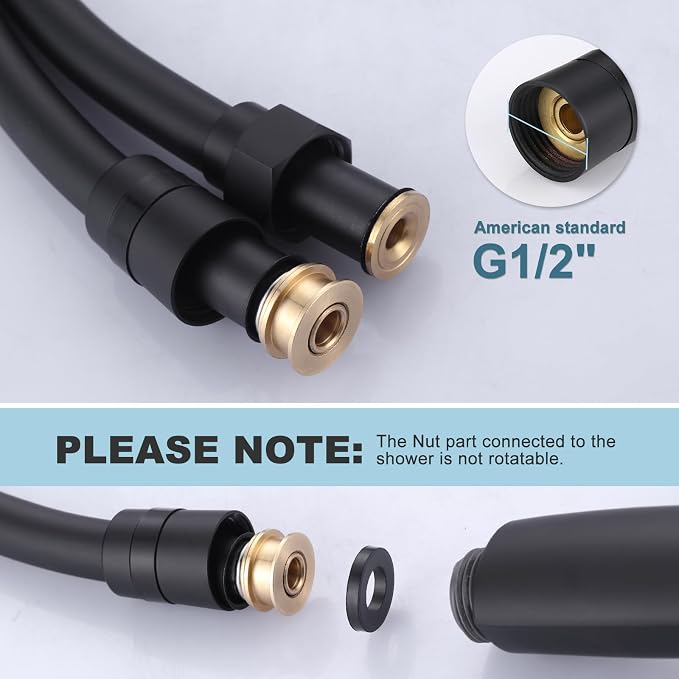 Aleasha Extra Long PVC Shower Hose Replacement - Image 4