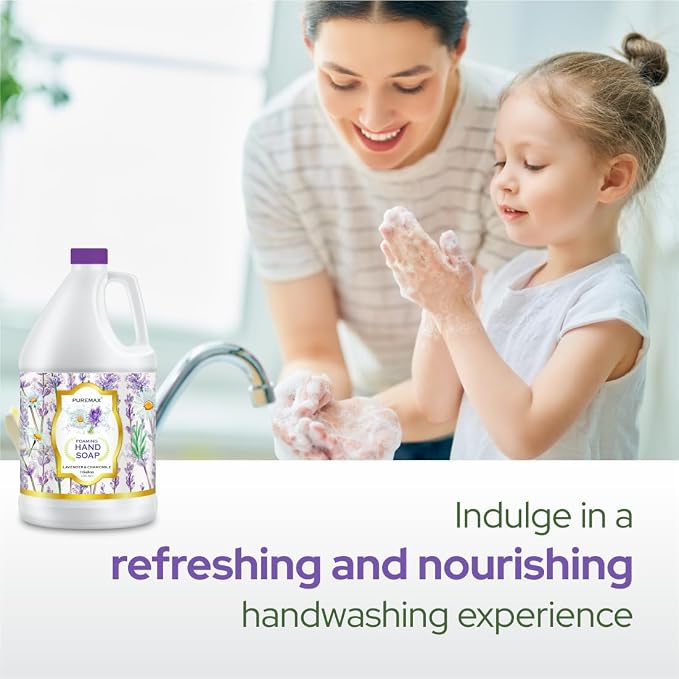 Foaming Hand Soap Refills with Essential Oils | Lavender Chamomile | Gentle - Image 4