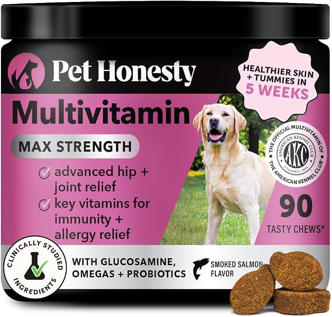 Dog Multivitamin Max Strength - 15 in 1 Vitamins by PetHonesty