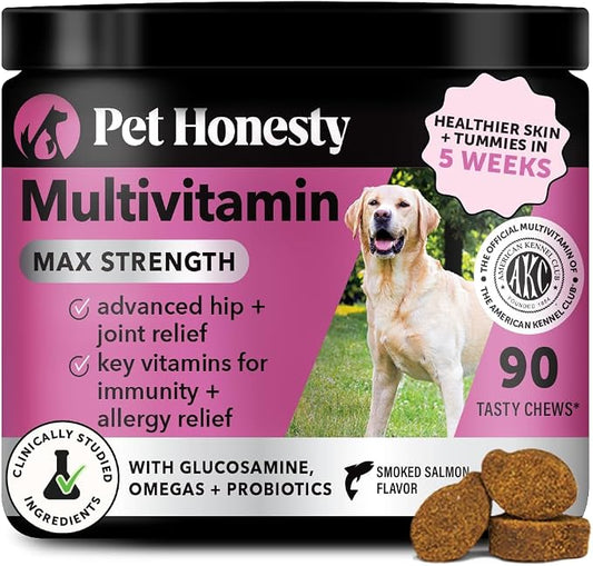 Dog Multivitamin Max Strength - 15 in 1 Vitamins by PetHonesty