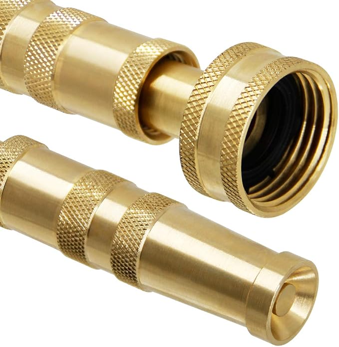 Twinkle Star Heavy-Duty Brass Adjustable Twist Hose Nozzle, 2 Pack - Image 2