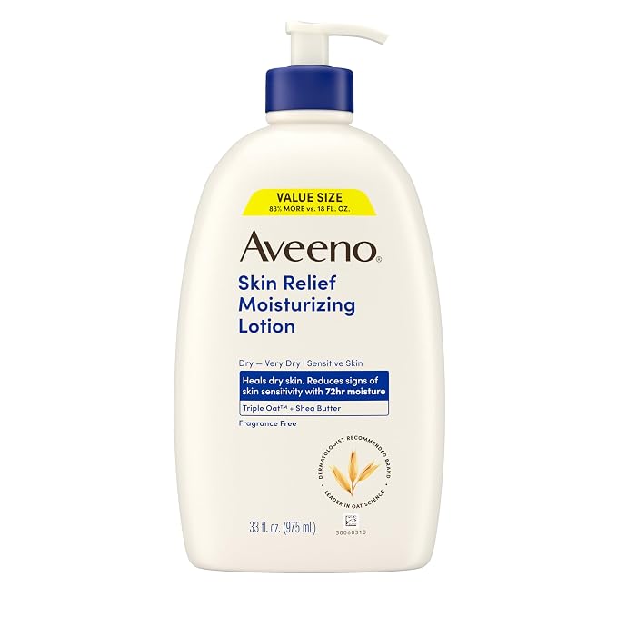 Aveeno Skin Relief Moisturizing Lotion Heals Very Dry, Sensitive Skin, - Image 5