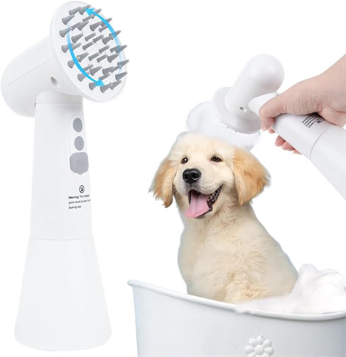 Electric Rotating Massage Dog Shampoo Spray Dispenser by Unknown