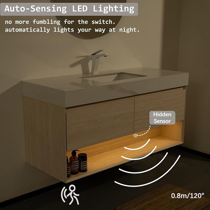 Ambrovina 30" Floating Bathroom Vanity - Image 4