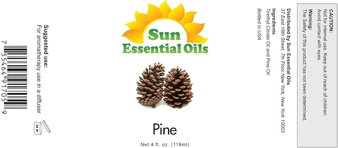 Sun Essential Oils: Pine Essential Oil 4 oz - Image 2