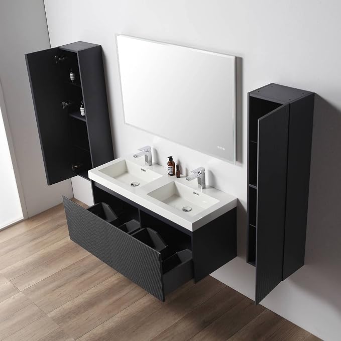 Blossom 48 Inch Double Sink Bathroom Vanity - Image 4