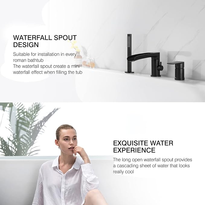 TapLong Waterfall Roman Tub Faucet - Image 7