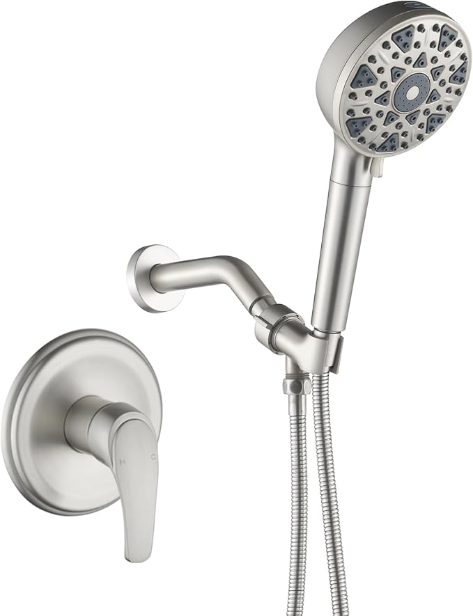 Shower Faucet Set with 7 Functions Handheld Shower Head Filter Shower Combo Set by SHAMANDA