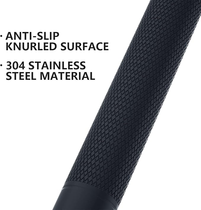 24 Inch Anti Slip Shower Grab Bar Oil Rubbed Black 1.25" Diameter, Munzong - Image 3
