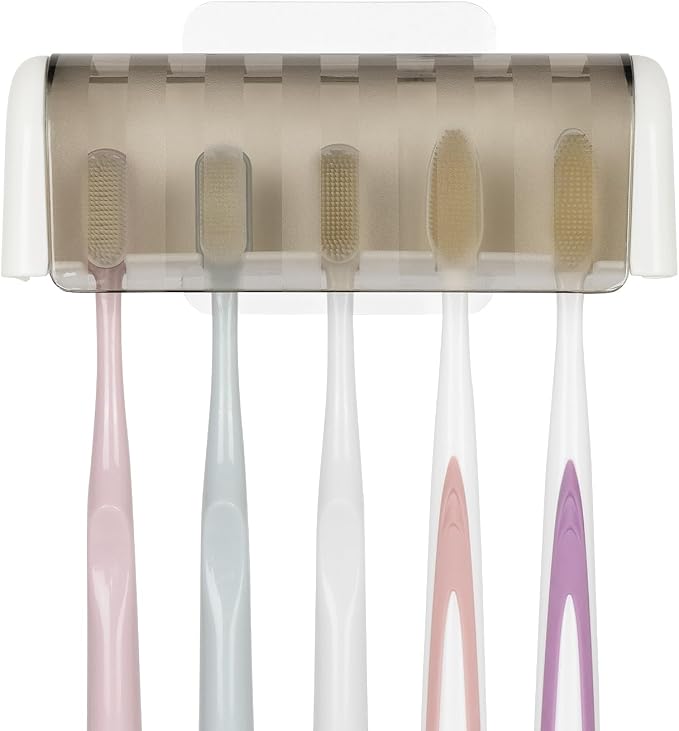 5 Slots Wall Mount Toothbrush Holder - Image 4