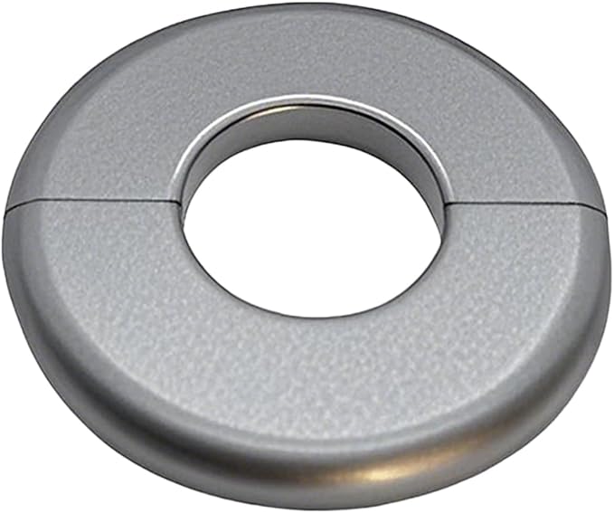 1 Piece ABS Wall Split Flange Round Self-Adhesive Escutcheon Plate Cover by Unknown