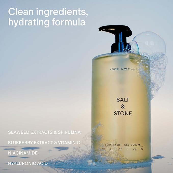Salt & Stone Antioxidant-Rich Body Wash - Image 2