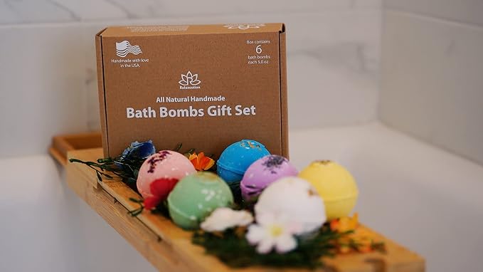 Handmade in USA Organic Bath Bombs Gift Set - Image 3