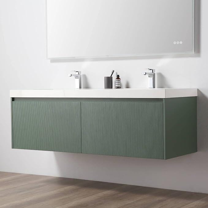 Blossom 60 Inch Double Sink Bathroom Vanity - Image 5