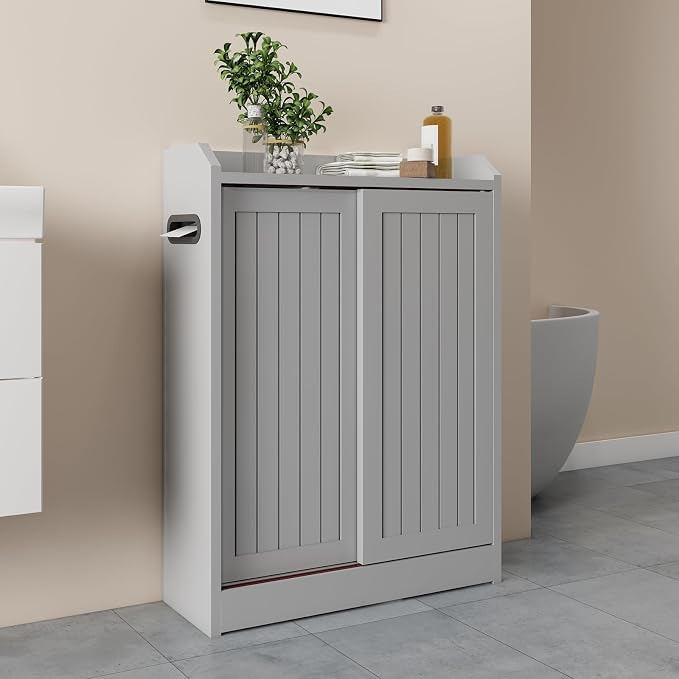 Small Bathroom Cabinet, Bathroom Storage Cabinet - Image 6