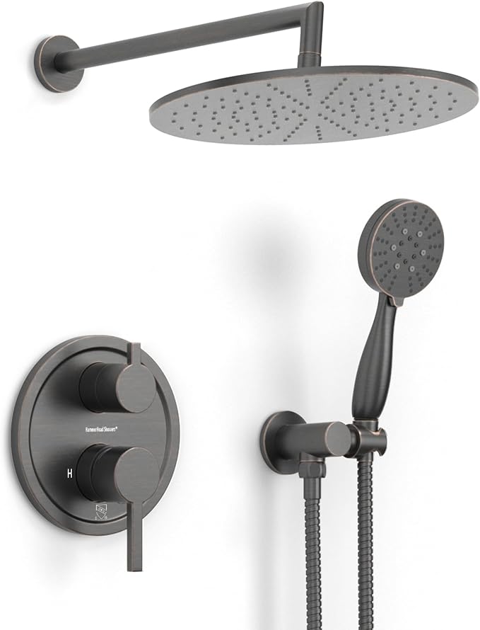 HammerHead Solid Metal Rain Shower System Set by HammerHeadShowers