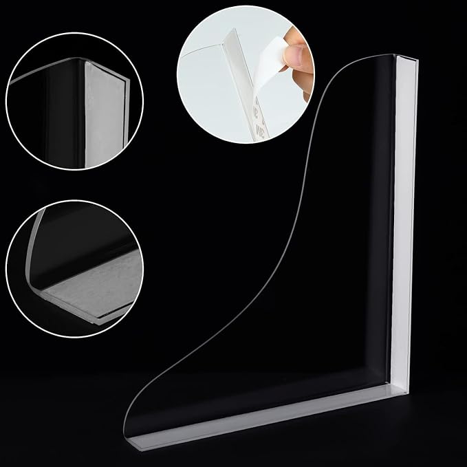 4 Pack Shower Splash Guard – Waterproof Self-Adhesive Shower Water Guard - Image 6
