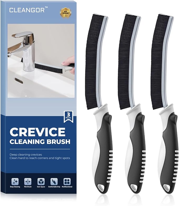 Crevice Cleaning Brushes, Scrub Brush by Cleangor