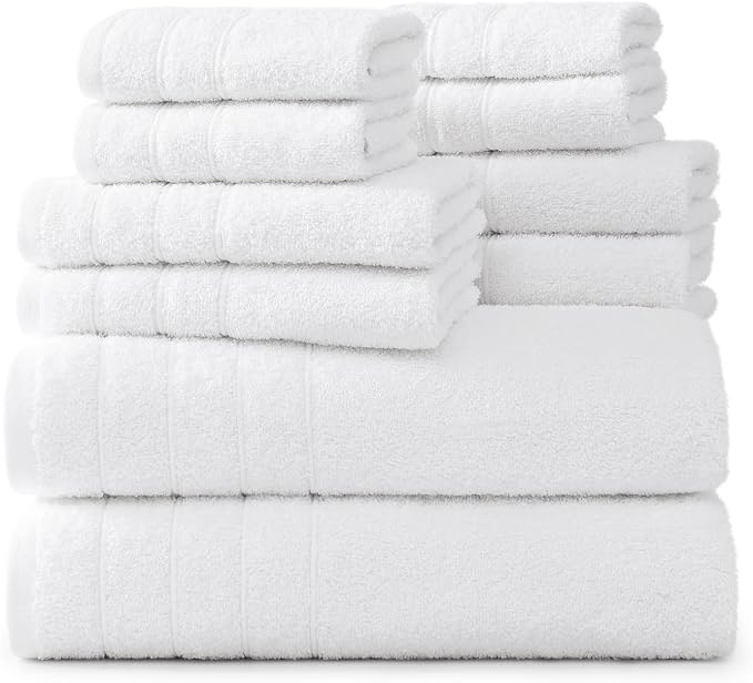 Casa Platino 100% Cotton Luxury Bathroom Towel Set by CasaPlatino