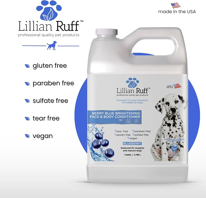 Lillian Ruff PRO Formula Berry Blue Brightening Dog Conditioner - Image 6