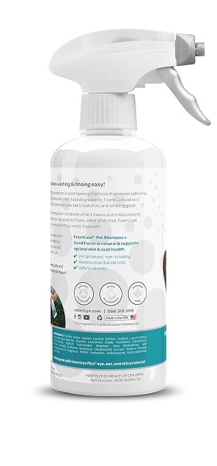 Vetericyn FoamCare Dog Shampoo and Conditioner - Image 4