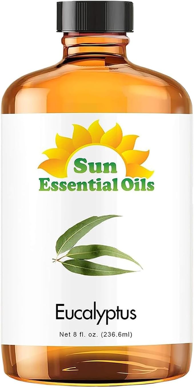 Sun Essentials Oils - 8 oz Eucalyptus Essential Oil by SunEssentialOils