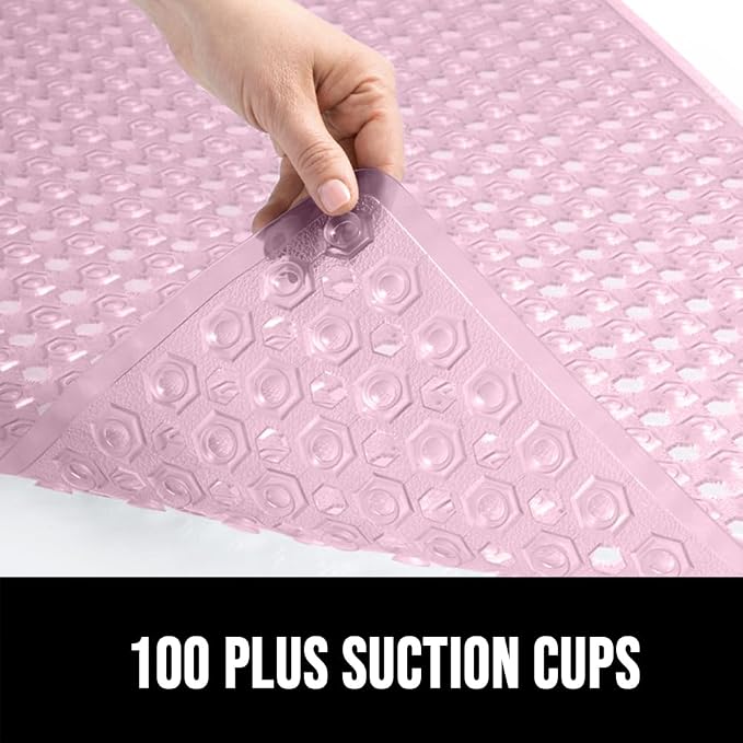 GORILLA GRIP Patented Square Shower Stall Mat, Small Bathtub Floor Mats - Image 7