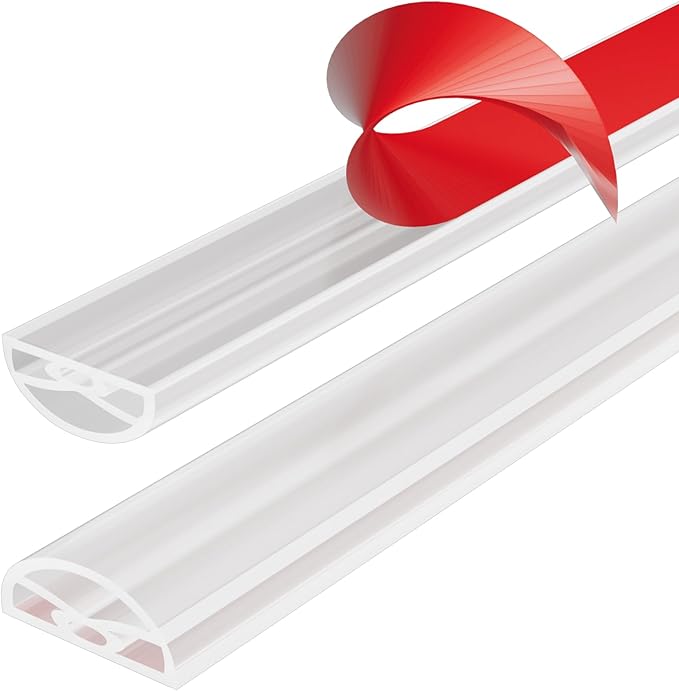 39Inch New Shower Threshold Water Dam Barrier, Collapsible Self-Adhesive by Conwang