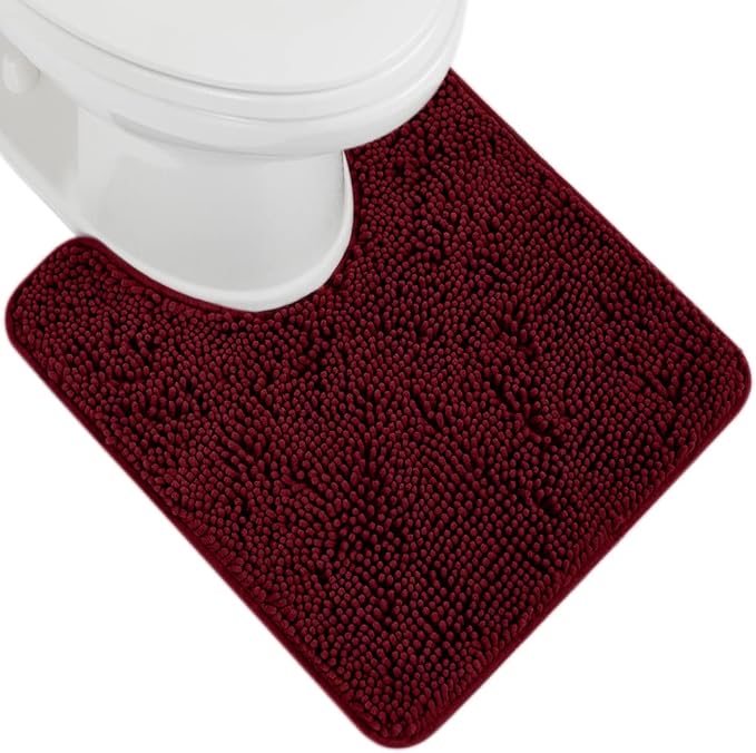 GORILLA GRIP Plush Absorbent Shaggy Chenille Bath Rug Mat by GorillaGrip