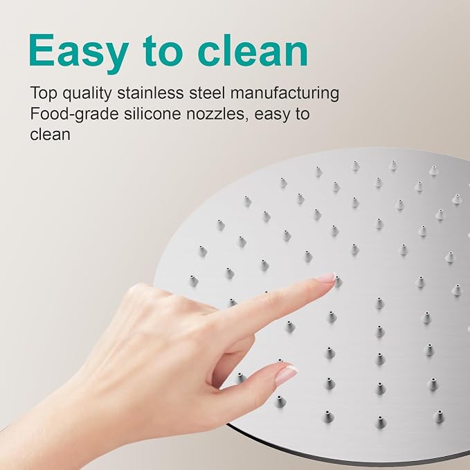 All Metal Rain Shower Head - Image 3