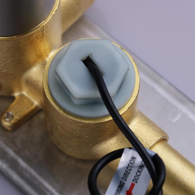 Triple Function Shower Diverter Valve Digital Display Shower Mixer Valve Kit - Image 7