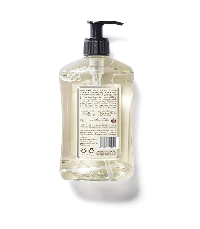 A LA MAISON French Liquid Hand Soap, Citrus Blossom - Image 5