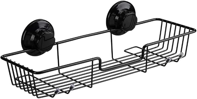 SANNO Suction Cups Shower Caddy, Bathroom Storage Combo Organizer, Rustproof - Image 3