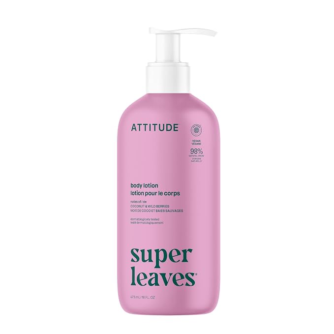 ATTITUDE Body Lotion, EWG Verified Moisturizer, Vegan Skin Care Products by ATTITUDE